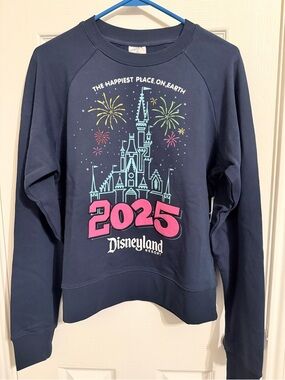 Disneyland 2025 Castle Graphic crewneck sweatshirt - New Adult small